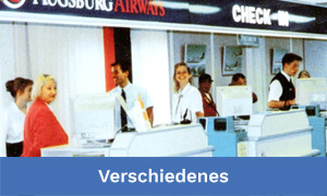 Verschiedenes von der Gastronomie bis hin zur Flughafenabfertigung 